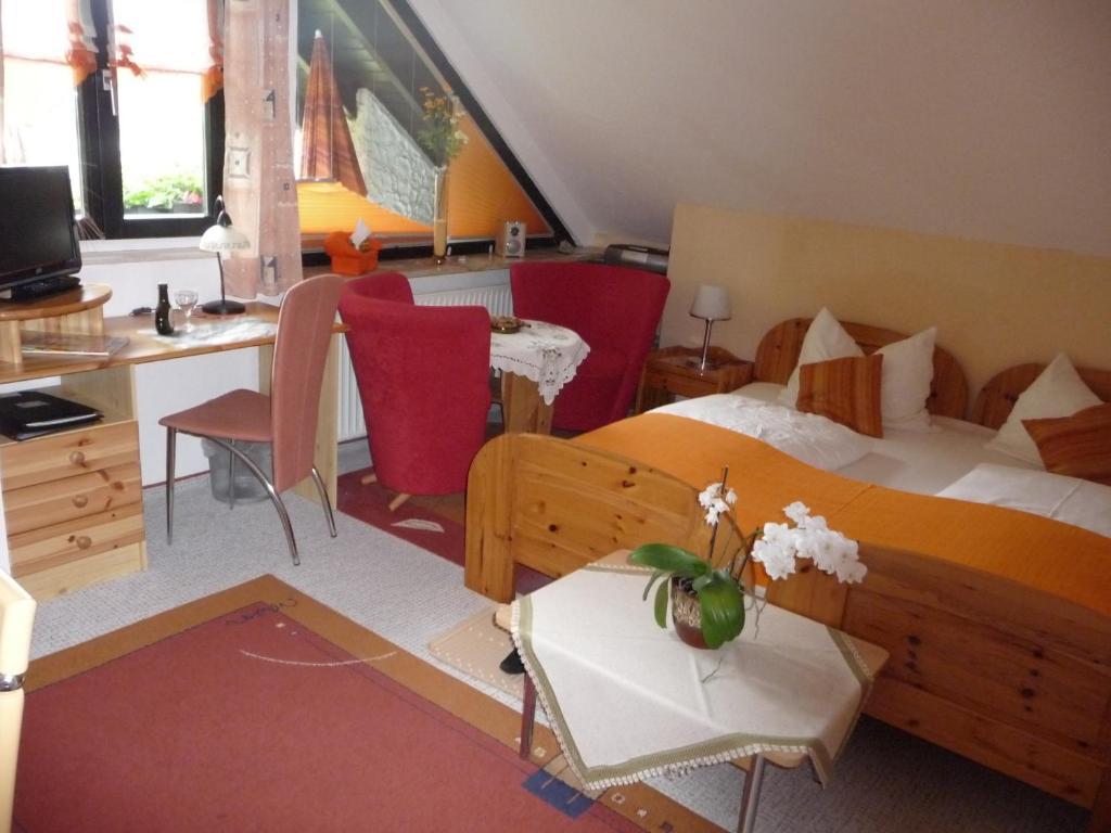 Landhaus Hubertus Konuk evi Litzendorf Oda fotoğraf